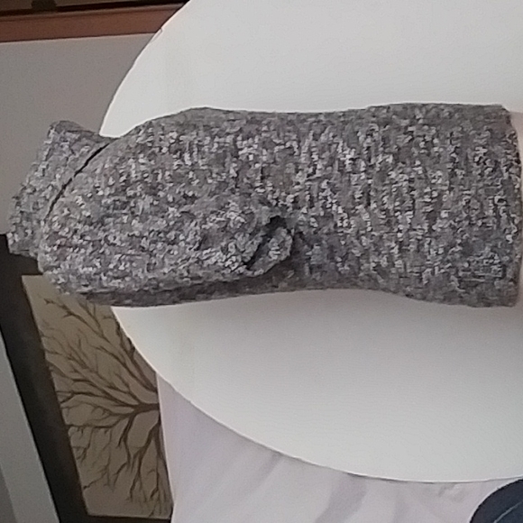 One A Earthy Asymmetrical Split Turtleneck Nubby Knit Sweater - Picture 5 of 16